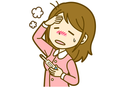 have a feverのイラスト